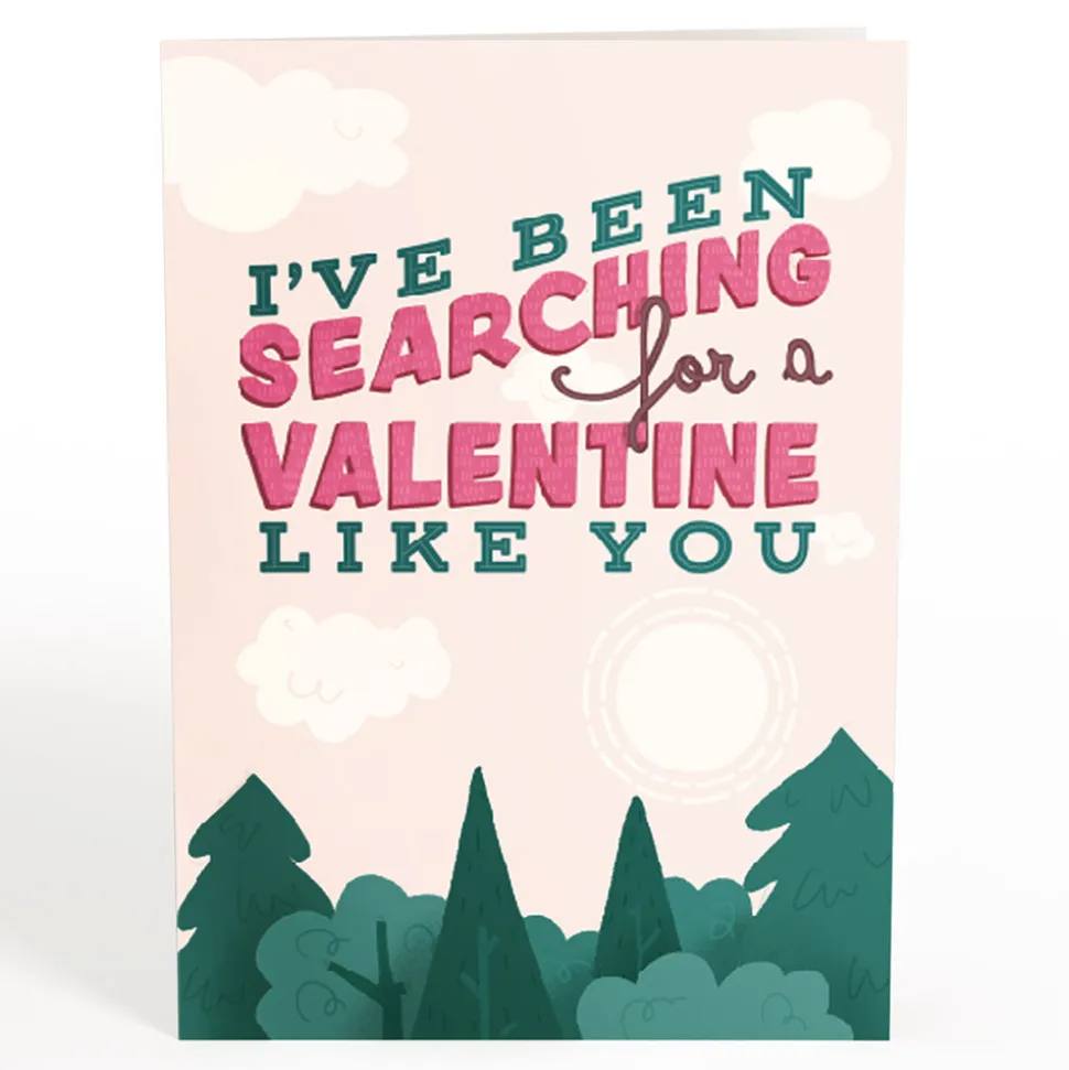 Lovepop Valentine'S Day 2/14|Searching for a Valentine Like You Bigfoot Pop-Up Card