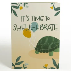 Lovepop Greeting Cards|Birthday|Shell-ebrate Birthday Turtle Pop-Up Card