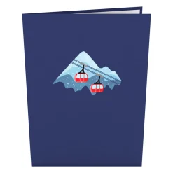 Lovepop Greeting Cards|Just Because|Ski Village Pop-Up Card