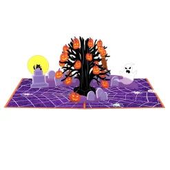 Kids Lovepop Greeting Cards|Halloween 10/31|Spooky Tree Pop-Up Card