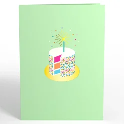 Kids Lovepop Greeting Cards|Birthday|Sprinkles Birthday Cake Pop-Up Card