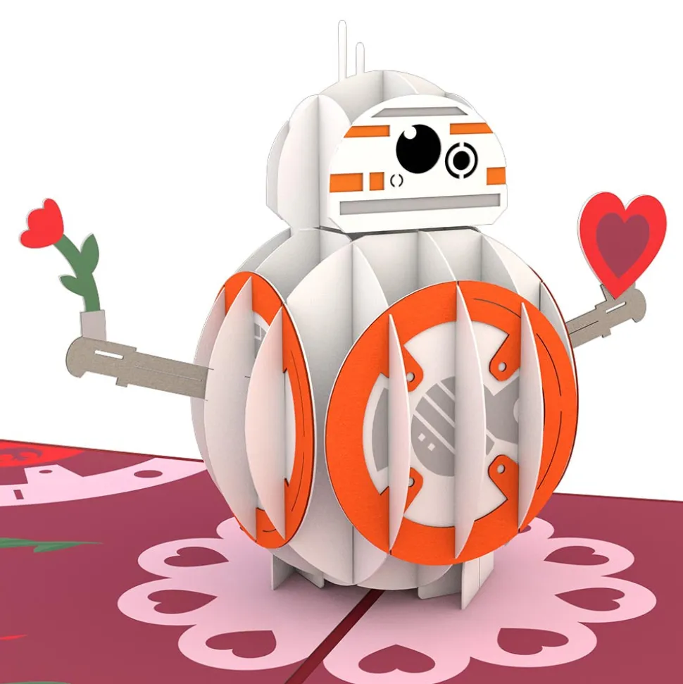 Kids Lovepop Anniversary|Valentine'S Day 2/14|Star Wars™ BB-8™ Mine Pop-Up Card