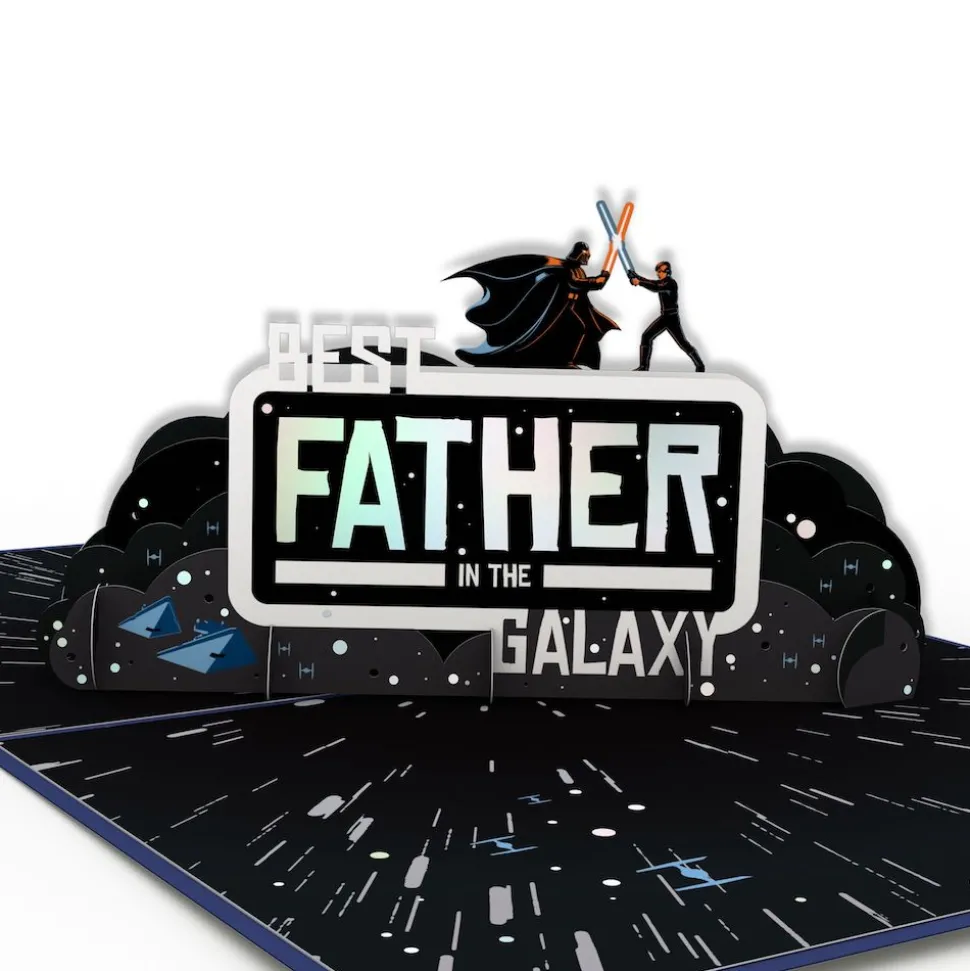 Lovepop Father'S Day 6/15|Dad|Star Wars™ Darth Vader™ Best Father Pop-Up Card