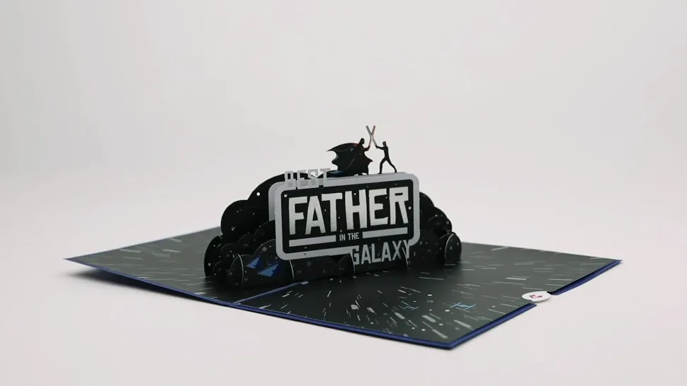 Lovepop Father'S Day 6/15|Dad|Star Wars™ Darth Vader™ Best Father Pop-Up Card