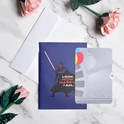 Lovepop Birthday|Star Wars|Star Wars™ Darth Vader™ Birthday Card with Pop-Up Gift