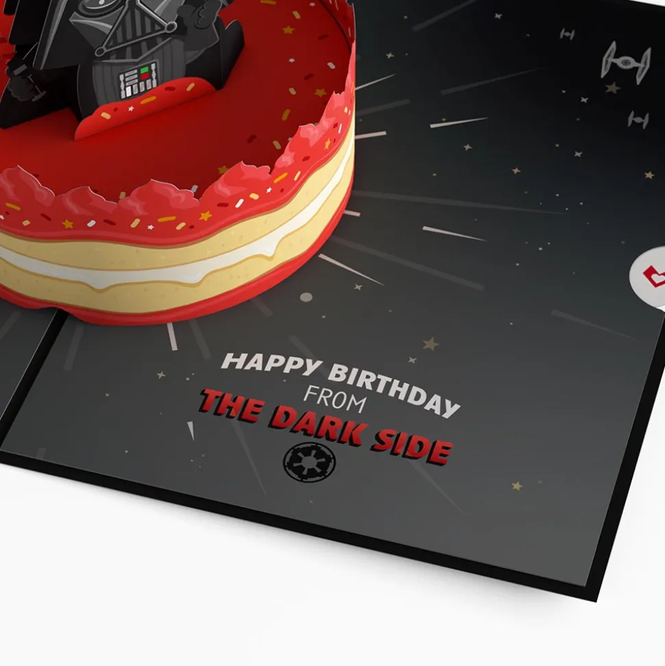 Lovepop Birthday|Star Wars|Star Wars™ Darth Vader™ Birthday Cake Pop-Up Card