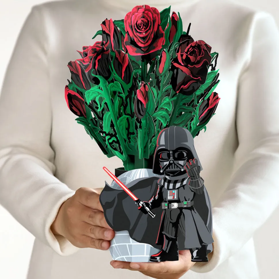 Lovepop Pop-Up Bouquets|Flower Buds|Star Wars™ Darth Vader™ Flower Buds Bouquet