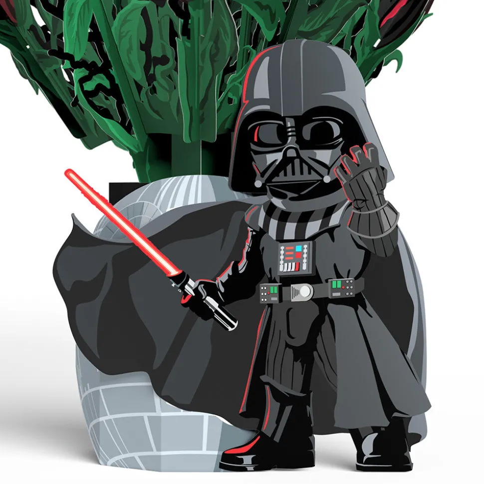 Lovepop Pop-Up Bouquets|Card & Gift Bundles|Star Wars™ Darth Vader™ Take My Breath Away Pop-Up Card & Flower Buds Bouquet Bundle