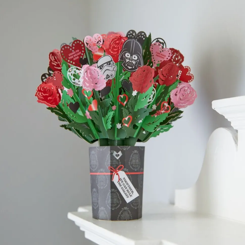Lovepop Pop-Up Bouquets|Card & Gift Bundles|Star Wars™ Darth Vader™ Valentine Bundle
