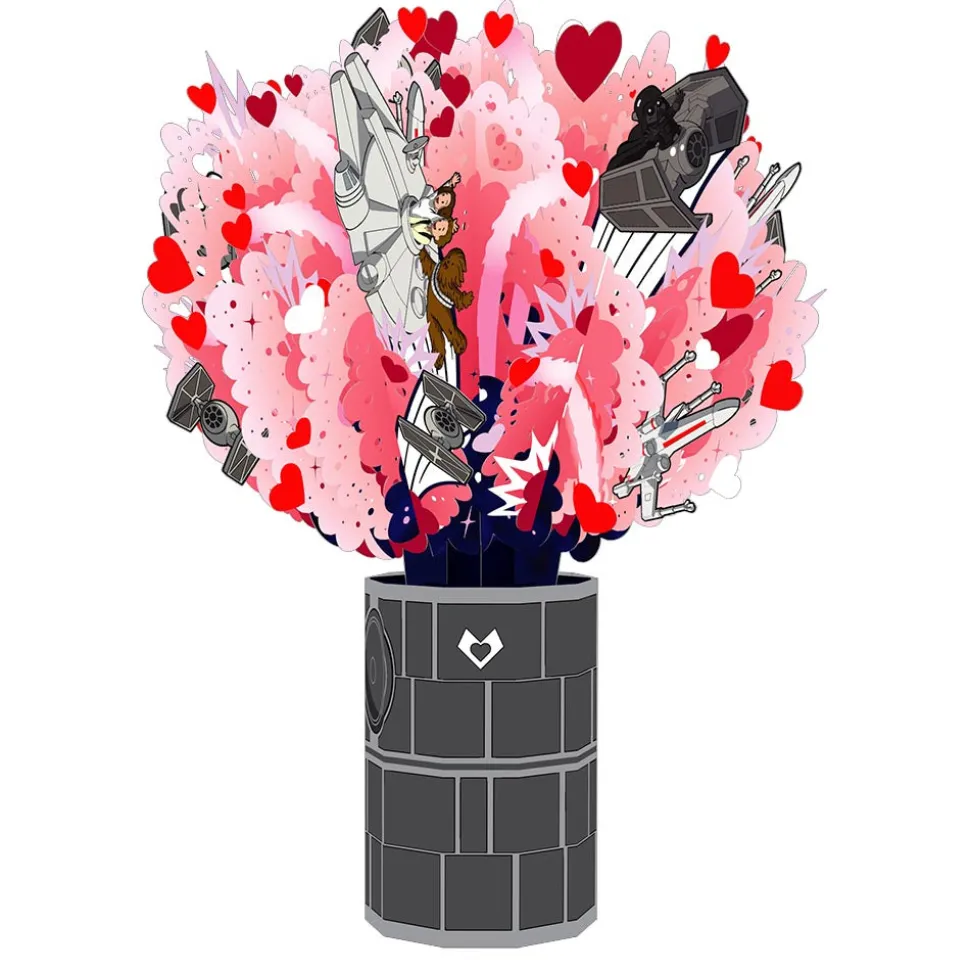 Kids Lovepop Pop-Up Bouquets|Anniversary|Star Wars™ Death Star™ Love Explosion Bouquet