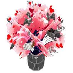 Kids Lovepop Pop-Up Bouquets|Anniversary|Star Wars™ Death Star™ Love Explosion Bouquet