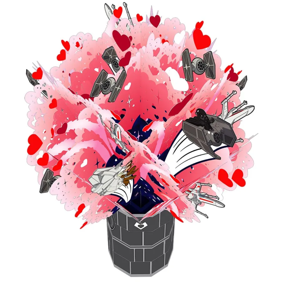 Kids Lovepop Pop-Up Bouquets|Anniversary|Star Wars™ Death Star™ Love Explosion Bouquet
