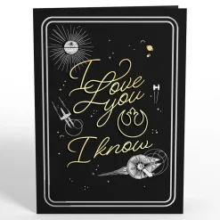 Lovepop Greeting Cards|Valentine'S Day 2/14|Star Wars™ Han Solo & Leia Love Pop-Up Card