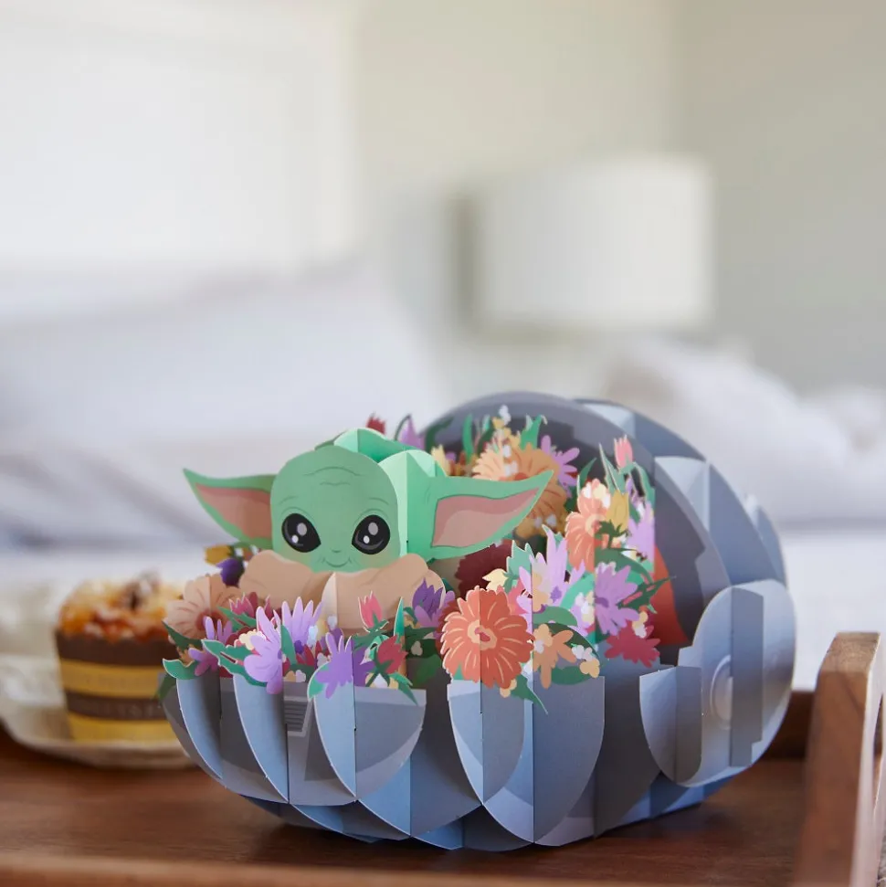 Kids Lovepop Decor|Just Because|Star Wars™ The Mandalorian™ Floral Grogu™ Giant Pop-Up Gift