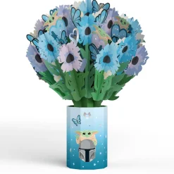 Lovepop Pop-Up Bouquets|Star Wars|Star Wars™ The Mandalorian™ Grogu™ Butterfly Bouquet