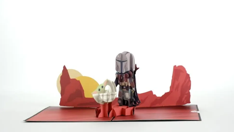 Lovepop Father'S Day 6/15|Dad|Star Wars™ The Mandalorian™ A Mandalorian Father's Day Pop-Up Card