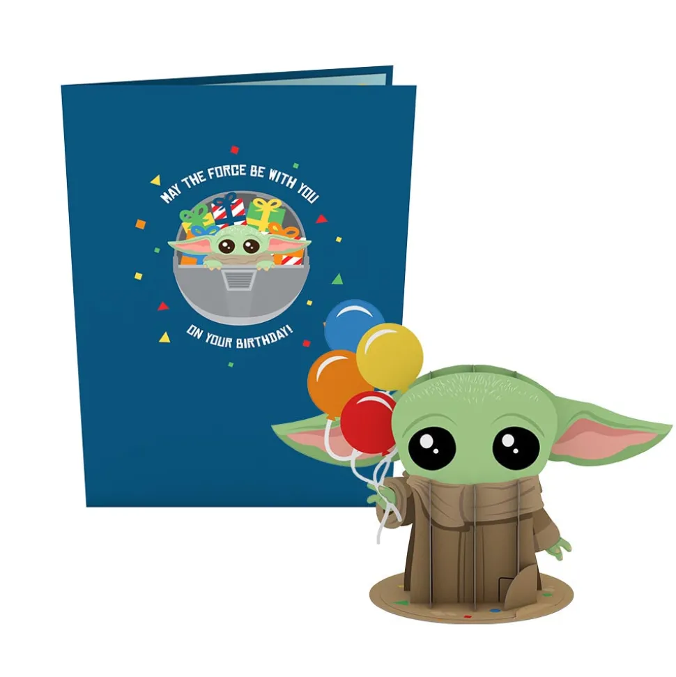 Kids Lovepop Birthday|Kids|Star Wars™ The Mandalorian™ Grogu™ Birthday Card with Pop-Up Gift
