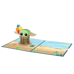 Kids Lovepop Birthday|Kids|Star Wars™ The Mandalorian™ Grogu™ Birthday Card with Pop-Up Gift