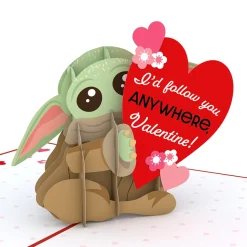 Kids Lovepop Greeting Cards|Valentine'S Day 2/14|Star Wars™ The Mandalorian™ Grogu™ Love Pop-Up Card