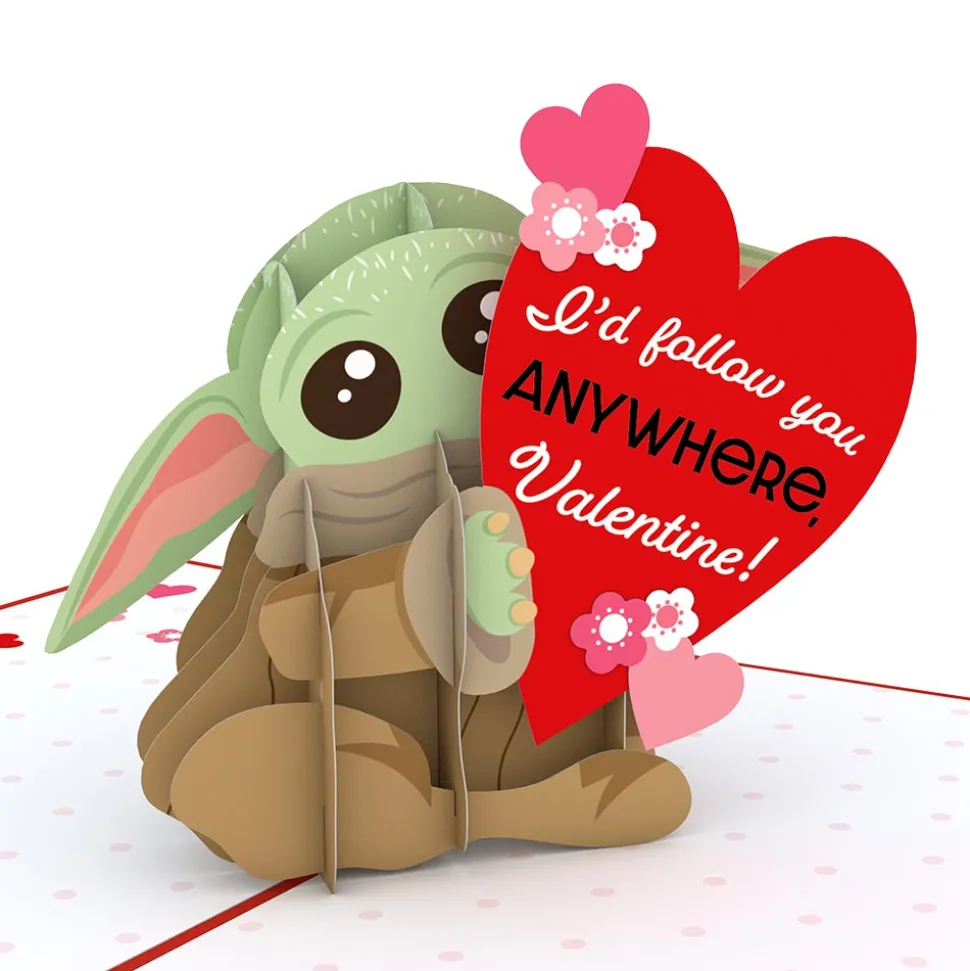 Kids Lovepop Greeting Cards|Valentine'S Day 2/14|Star Wars™ The Mandalorian™ Grogu™ Love Pop-Up Card