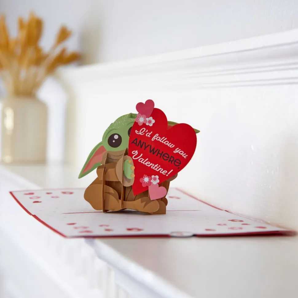 Kids Lovepop Greeting Cards|Valentine'S Day 2/14|Star Wars™ The Mandalorian™ Grogu™ Love Pop-Up Card