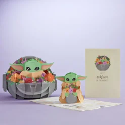 Lovepop Card & Gift Bundles|Mother'S Day 5/11|Star Wars™ The Mandalorian™ Grogu™ Floral Mother’s Day Bundle