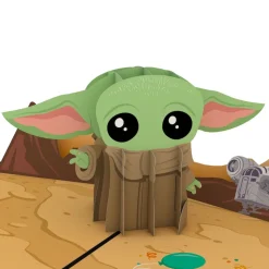 Lovepop Pop-Up Bouquets|Card & Gift Bundles|Star Wars™ The Mandalorian™ Grogu™ Birthday Pop-Up Card & Flower Buds Bouquet Bundle