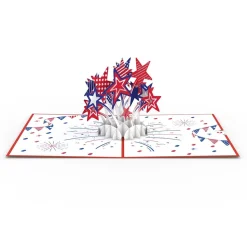 Lovepop Independence Day 7/4|Stars and Stripes Pop-Up Card