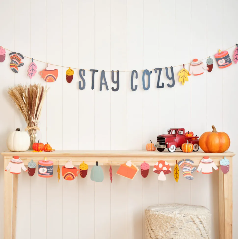 Lovepop Decor|Stay Cozy Fall Garlands 8ft (2-pack)