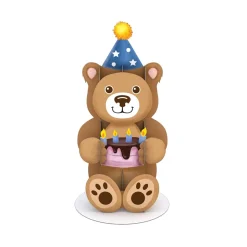 Kids Lovepop Pop-Up Stickers|Kids|Stickerpop™: Birthday Bear (5-Pack)