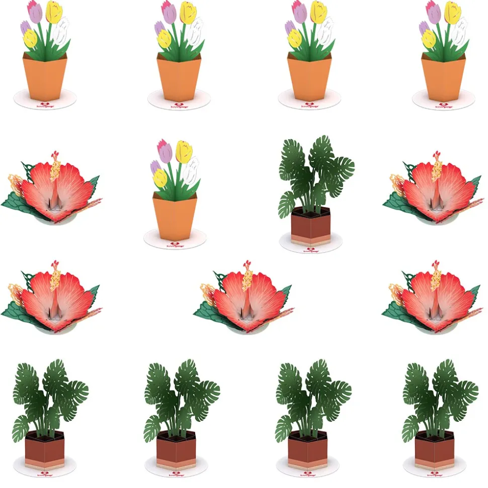 Kids Lovepop Pop-Up Stickers|Kids|Stickerpop™: Floral Favorites (Assorted 15-Pack)