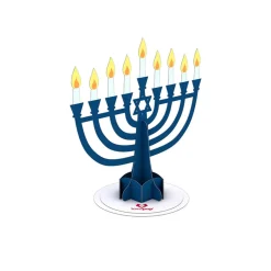 Kids Lovepop Pop-Up Stickers|Hanukkah 12/14|Stickerpop™: Hanukkah Menorah (5-Pack)