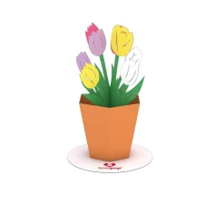 Kids Lovepop Pop-Up Stickers|Easter 4/20|Stickerpop™: Tulip (1-Pack)