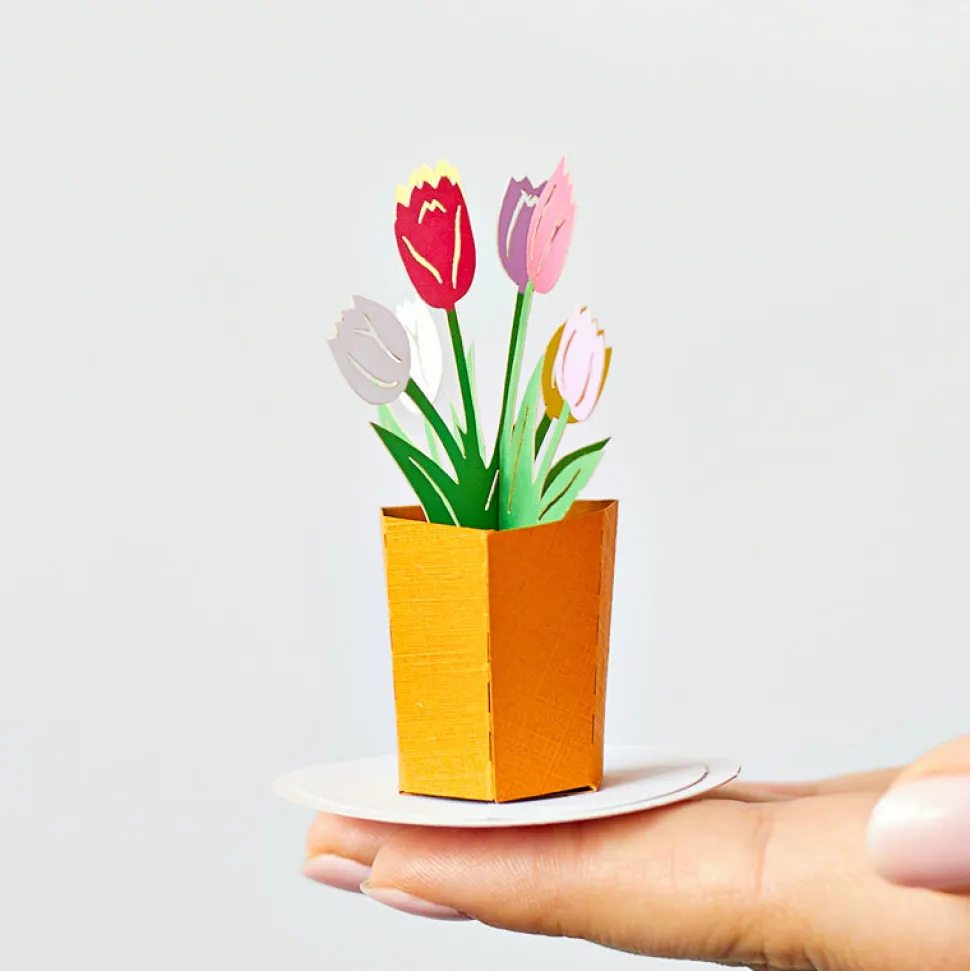 Kids Lovepop Pop-Up Stickers|Easter 4/20|Stickerpop™: Tulips (5-Pack)