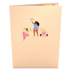 Women Lovepop Greeting Cards|International Women'S Day 3/8|Stronger Together Pop-Up Card