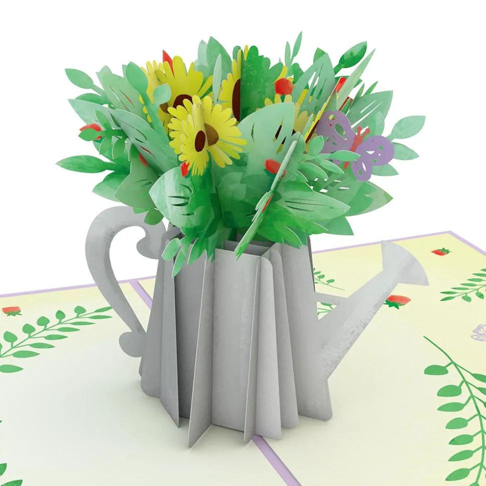 Lovepop Greeting Cards|Birthday|Sunflower Watering Can Pop-Up Card