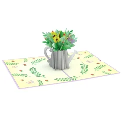 Lovepop Greeting Cards|Birthday|Sunflower Watering Can Pop-Up Card