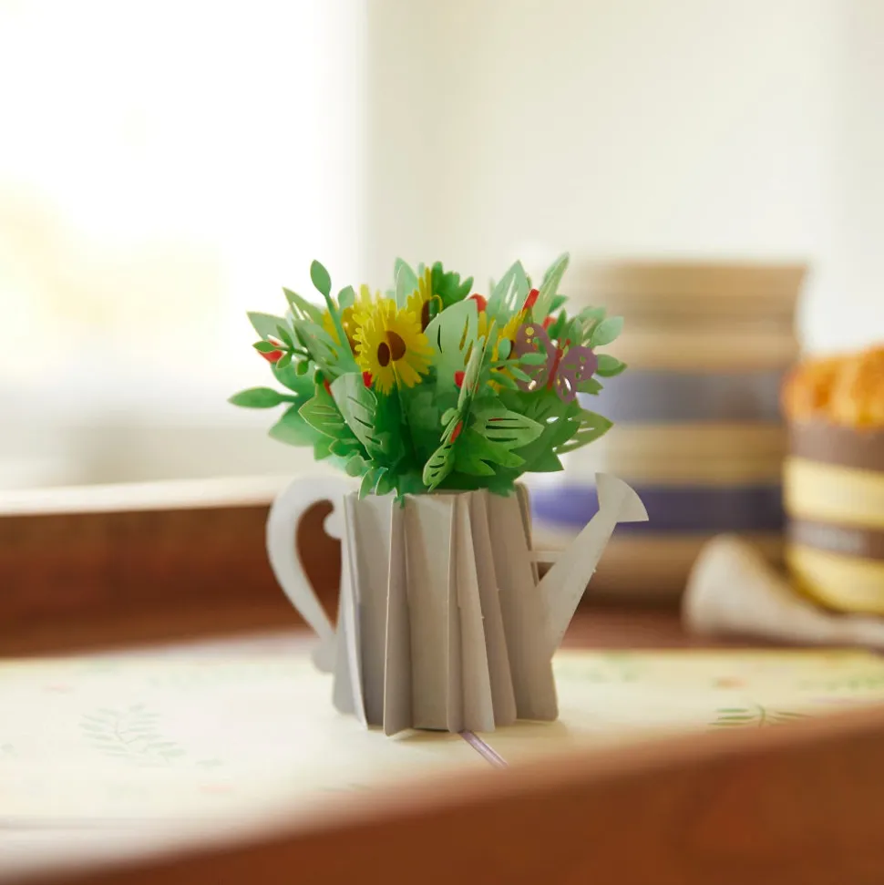Lovepop Greeting Cards|Birthday|Sunflower Watering Can Pop-Up Card