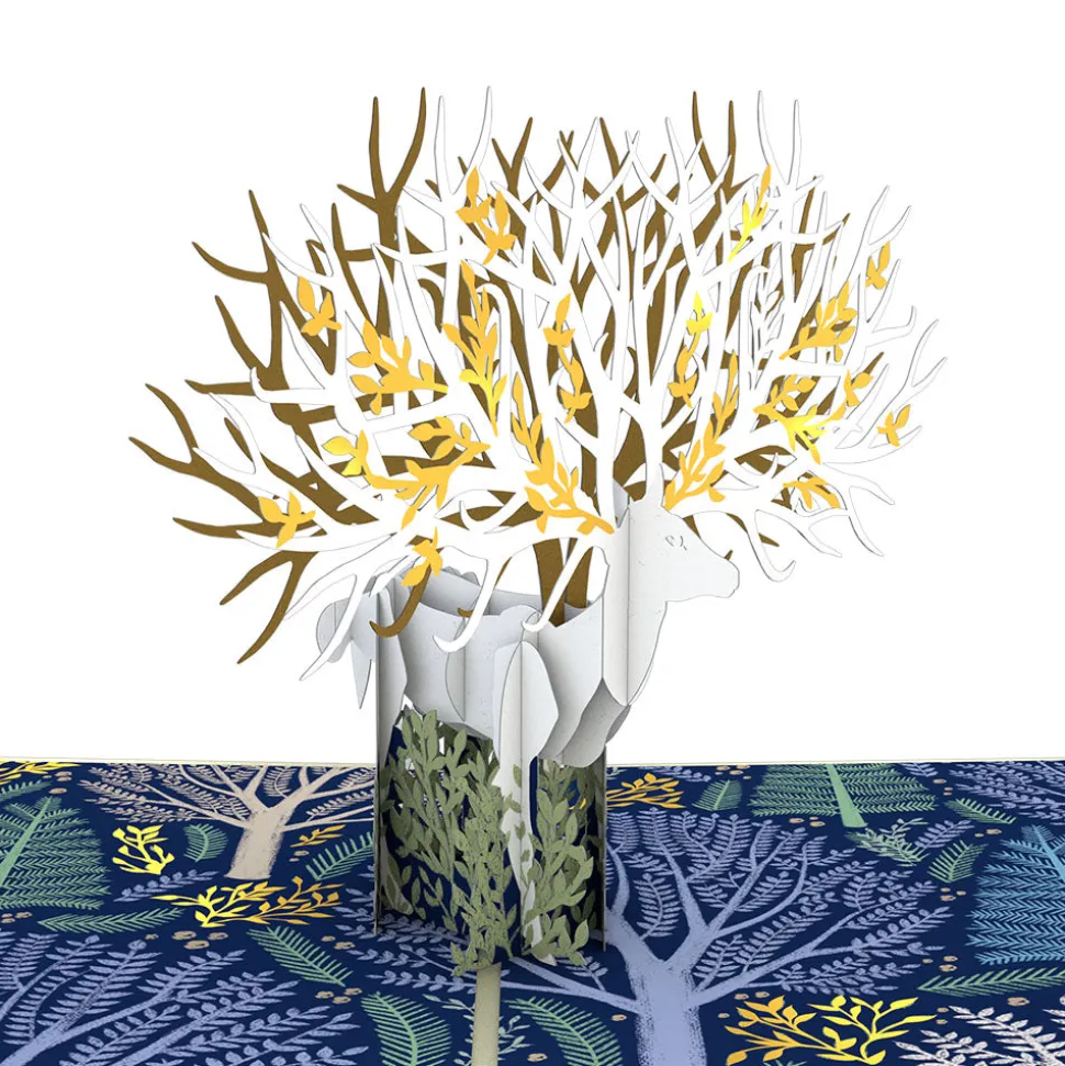 Lovepop Greeting Cards|Just Because|Surreal Deer Pop-Up Card