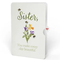 Lovepop Pop-Up Bouquets|Birthday|Sweet Birthday Wishes Bouquet and Sentiment Set for Sister