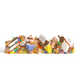 Lovepop Decor|Birthday|Sweet Birthday Wishes Loooooong Card™ (Expands to 2 feet)