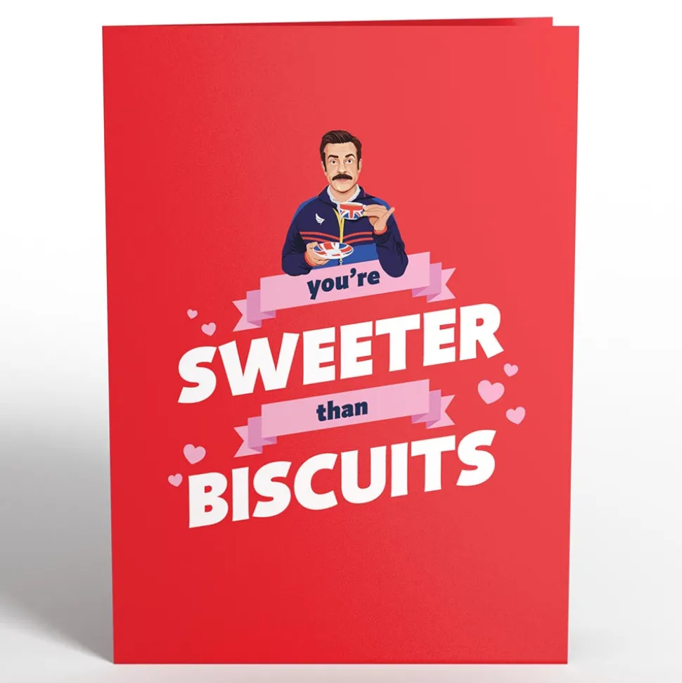 Lovepop Valentine'S Day 2/14|Ted Lasso|Ted Lasso Sweeter Than Biscuits Pop-Up Card