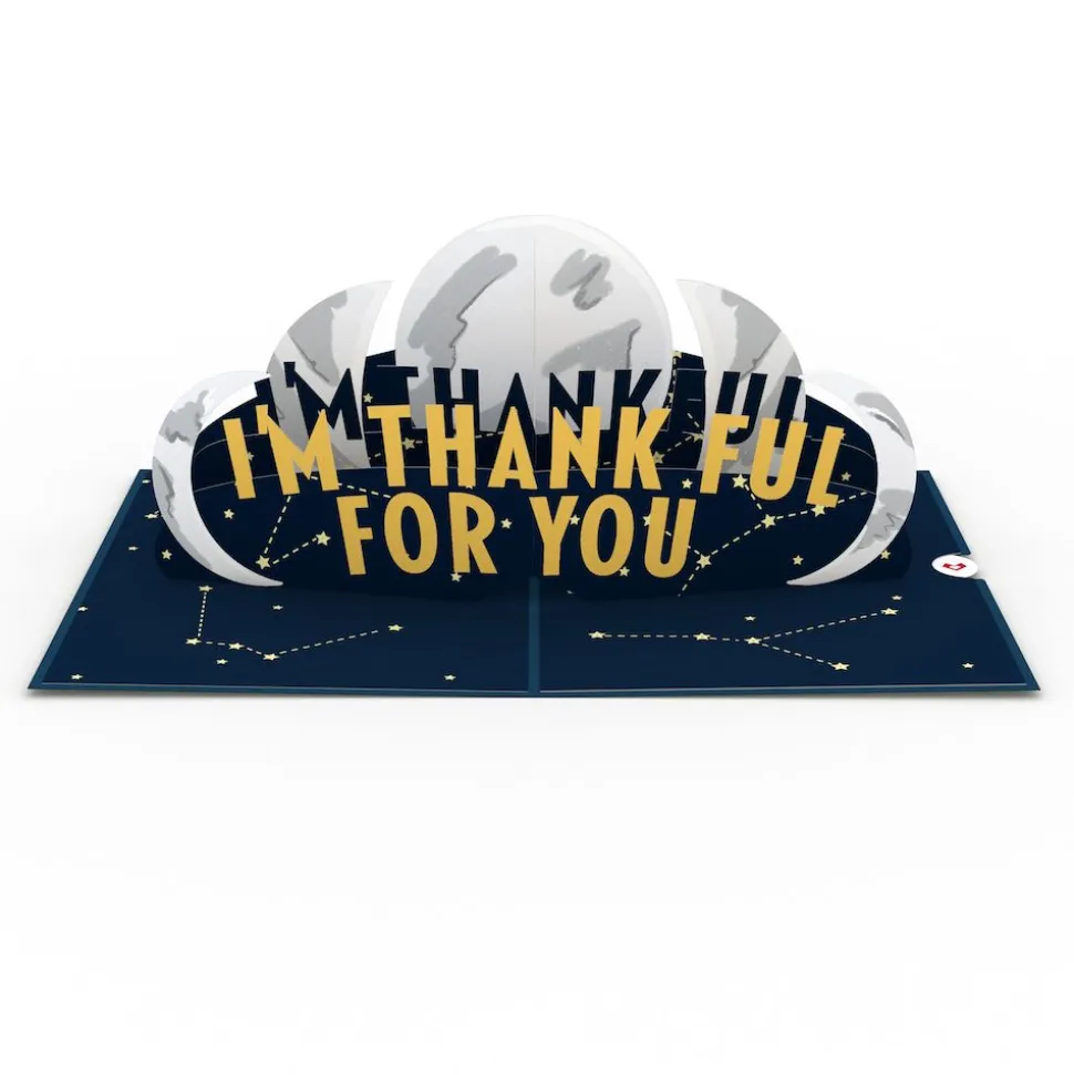 Lovepop Thank You|Thank You Moon Phases Pop-Up Card