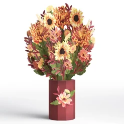 Lovepop Pop-Up Bouquets|Card & Gift Bundles|Thanksgiving Gratitude Pop-Up Card & Bouquet Bundle