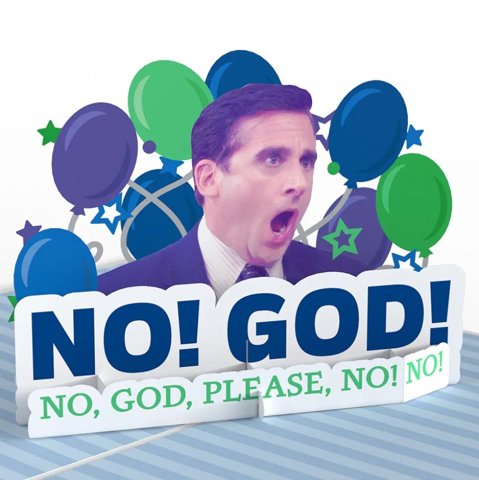 Lovepop Birthday|The Office|The Office No! God! Birthday Pop-Up Card