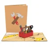Kids Lovepop Greeting Cards|Just Because|Toolbox Pop-Up Card