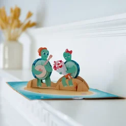 Lovepop Greeting Cards|Anniversary|Turtley in Love Pop-Up Card