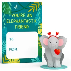 Kids Lovepop Valentine'S Day 2/14|Kids|Valentine’s Day Safari Assorted Cards Kids Classroom 24-Pack
