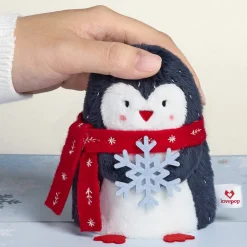 Kids Lovepop Plushpop|Christmas 12/25|Warm Winter Wishes' Holiday Penguin Plushpop Card