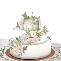 Lovepop Greeting Cards|Congratulations|Wedding Cake Pop-Up Card